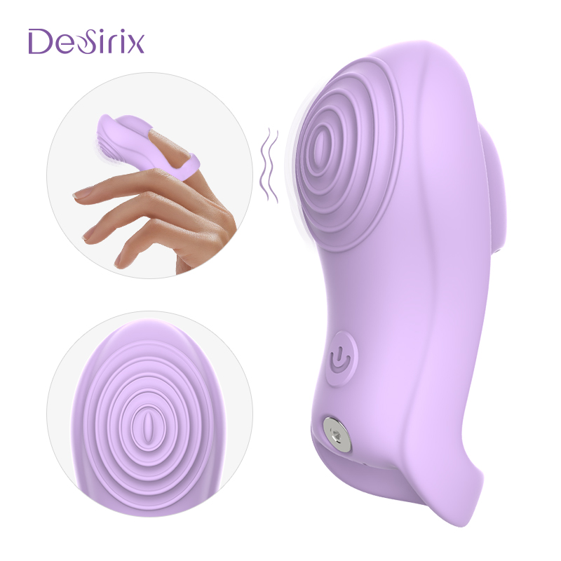 Desirix Lune Touch SU204 女性自慰玩具 - 食品级硅胶蛋形振动器，9 种静音模式，双 O 型环稳定设计，USB 磁吸充电
